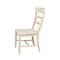 International Concepts Set of 2 Hammerty Chairs, Unfinished C-36P - alternate 9